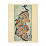 Beauty wearing a kimono by Kaigetsudo,Doshin Postcards
