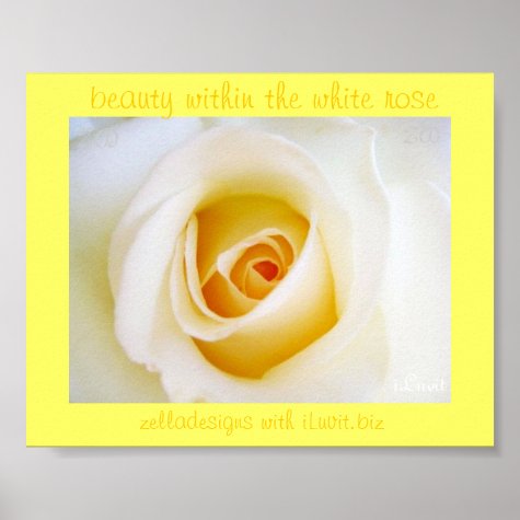 * Beauty within the White Rose - Original print