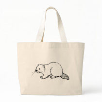 Beaver Tote Bag