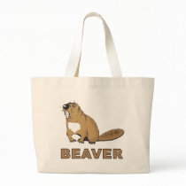 Beaver Tote Bags