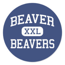 Beaver - Beavers - High School - Beaver Utah Round Sticker