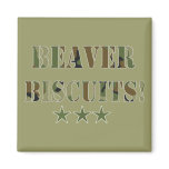 Beaver Biscuits Refrigerator Magnets