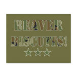 Beaver Biscuits Post Card