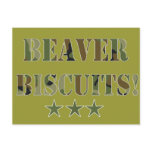 Beaver Biscuits Postcard