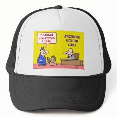 beaver biting tree environmental protection agency hat by rexfmay