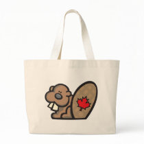 Beaver canada tote bag