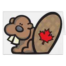 Beaver Canada Greeting Cards