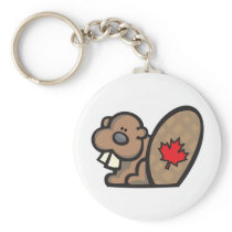 Beaver canada keychains