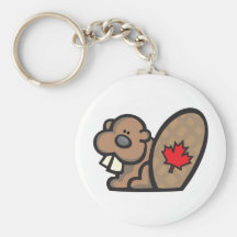 Beaver canada keychains