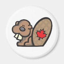 Beaver canada magnets