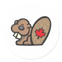 Beaver Canada stickers
