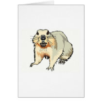 Beaver Greeting Card