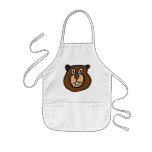Beaver Cartoon Kids Apron