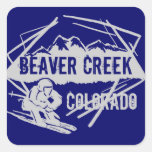 Beaver Creek Colorado ski dark blue stickers