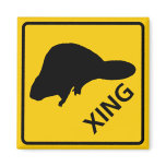 Beaver Crossing Highway Sign Magnets