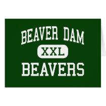 Beaver Dam - Beavers - High - Beaver Dam Wisconsin cards by customteamsportswear Beaver Dam - Beavers - High - Beaver Dam Wisconsin cards