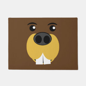 Beaver Face Doormat