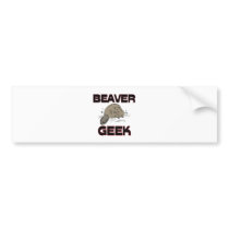 Beaver Geek Bumper Sticker