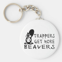 BEAVER HUNTING KEYCHAIN