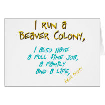 beaver leader turquoise card
