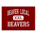 Beaver Local - Beavers - High School - Lisbon Ohio cards by customteamsportswear Beaver Local - Beavers - High School - Lisbon Ohio cards