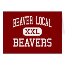 Beaver Local - Beavers - High School - Lisbon Ohio cards by customteamsportswear Beaver Local - Beavers - High School - Lisbon Ohio cards