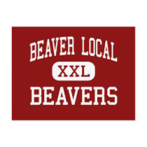 Beaver Local - Beavers - High School - Lisbon Ohio postcards