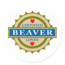 Beaver Lover Sticker