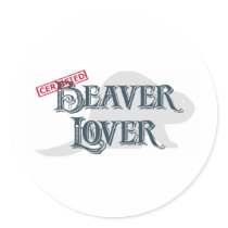 Beaver Lover Sticker