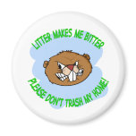 beaver refrigerator magnet