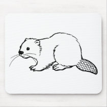 Beaver mousepads