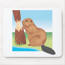 Beaver mousepads