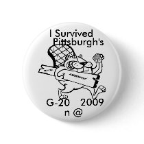 beaver  move, I Survived , G-20, 2009, n @, Pit... buttons