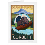 Beaver & Mt. Hood - Corbett, Oregon Cards
