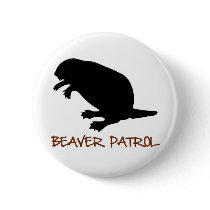 Beaver Patrol Button