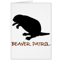 Beaver Patrol Greeting Card