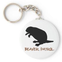 Beaver Patrol Key Chain