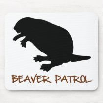 Beaver Patrol Mouse Pad