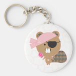 Beaver Pirate Key Chain