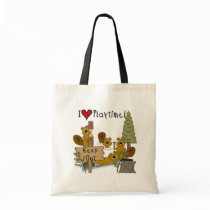 Beaver Playtime Tote Bags