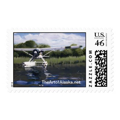 Beaver Pond Stamp by TheArtofAlaska