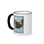 Beaver & RiverCoastVintage Travel Poster Coffee Mugs