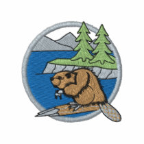 Beaver Scene embroidered shirts