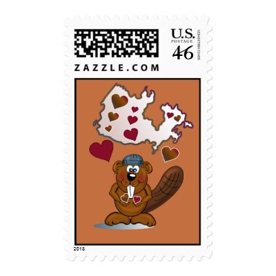 beaver stamp by chandraws
