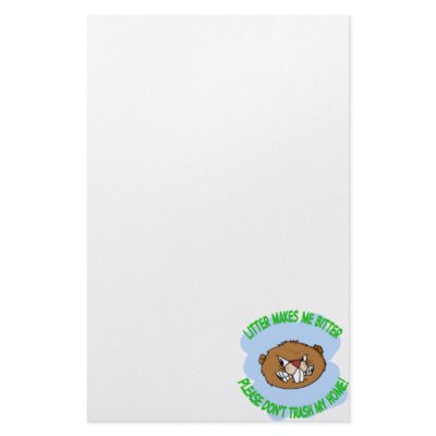 beaver custom stationery by shopaholicchick