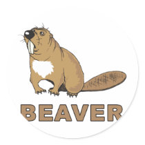 Beaver Sticker
