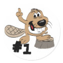 Beaver stickers