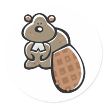 Beaver Stickers