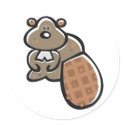 Beaver Stickers by mrssocolov Beaver Stickers