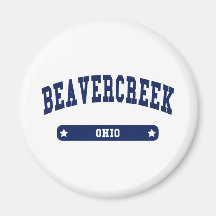 Beavercreek Ohio College Style t shirts Magnets